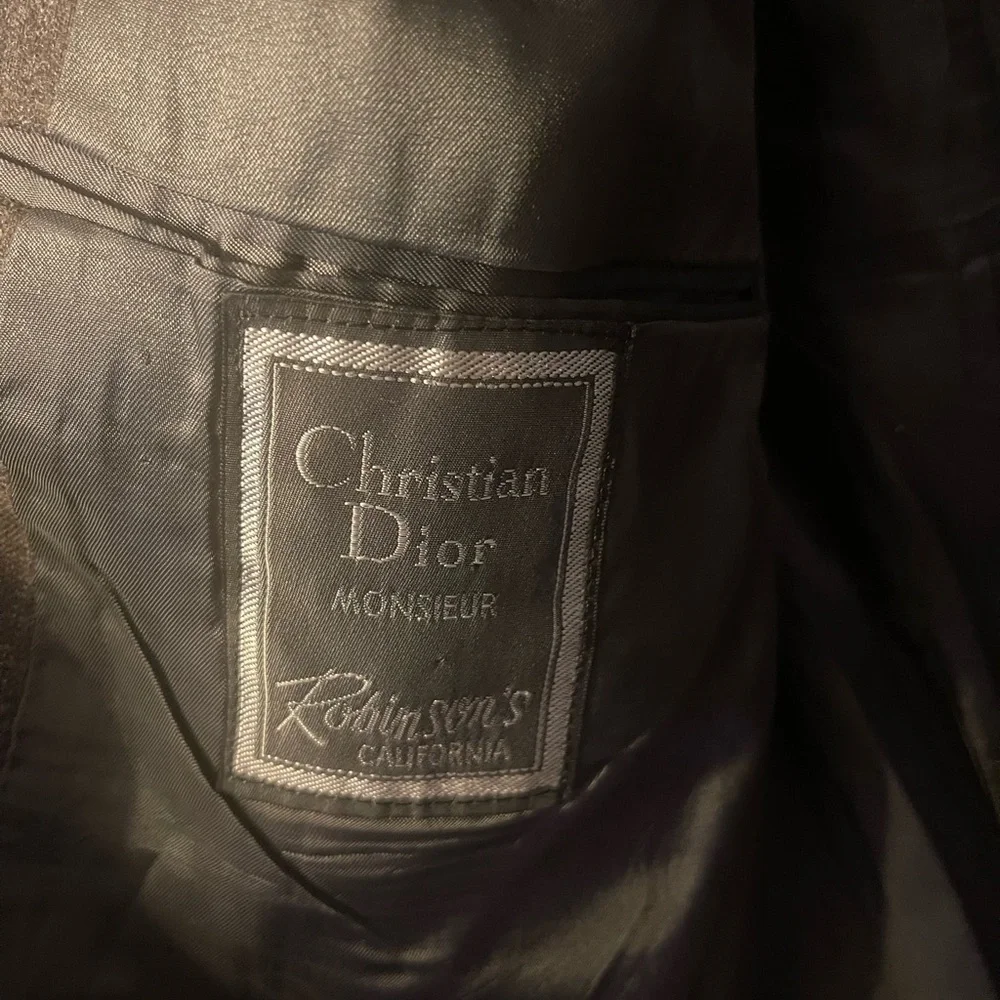 Christian Dior Blazer Jacket Gray